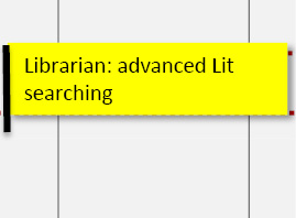 Year 3, Tri 2: Librarian: Advanced Lit searching.