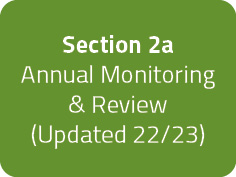 Section 2a: Annual Monitoring & Review (Updated 22/23)
