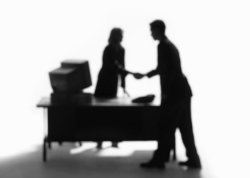 Image of business people shaking hands