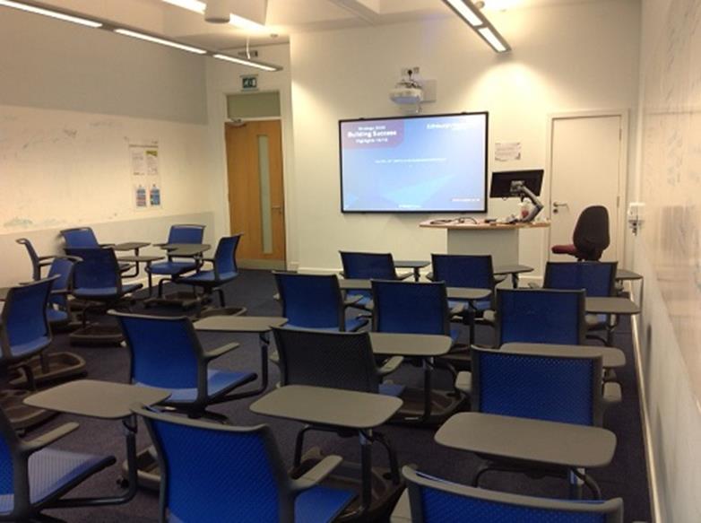 clasroom with node chairs