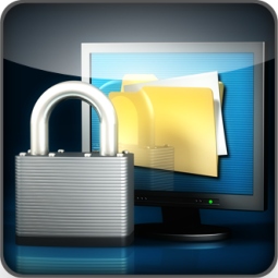 Image of padlock and PC screen